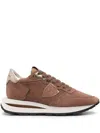 Philippe Model Tropez Haute Sneakers In Brown