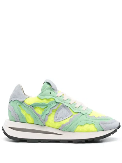 Philippe Model Tropez Haute Sneakers In Yellow