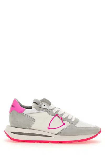 Philippe Model Tropez 2.1 Panelled-design Suede Sneakers In Multi