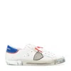 Philippe Model Prsx Low Sneakers In White Leather In White