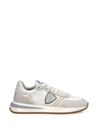 Philippe Model Paris White Leather Sneakers