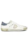 PHILIPPE MODEL PARIS WHITE LEATHER SNEAKERS FOR WOMEN, SS24 COLLECTION