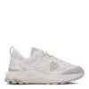 Philippe Model Paris White Nylon Leather Sneakers In White