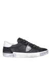 Philippe Model Paris X Leather Sneakers In Negro