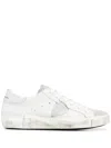 Philippe Model Prsx Sneakers In Leather And Suede In White