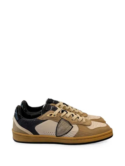 Philippe Model Pgal Panelled Sneakers In Brown