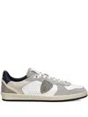 Philippe Model Pgal Perforated Patch Trainers In White