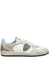 Philippe Model Panels And Perforated Slip-on Sneakers In White