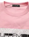 Philippe Model Pink Cotton Logo Long Sleeves Pullover Sweater In Pink