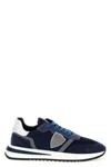 Philippe Model Suede Sneakers With Raised Sole And Mesh