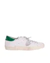 Philippe Model Premium Sleek Leather Sneakers For Men In White