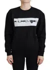 Philippe Model Black Printed Long Sleeves Pullover Sweater In Black