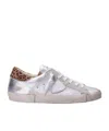 Philippe Model Prsx Leopard-print Low Trainers In Gray
