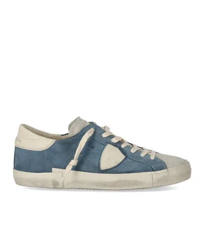 PHILIPPE MODEL PHILIPPE MODEL PRSX DAIM BLUE CREAM SNEAKER