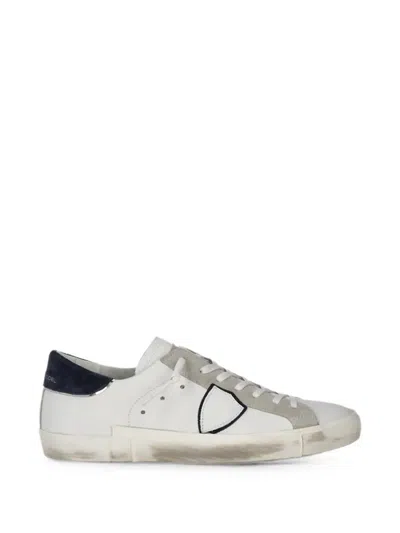 PHILIPPE MODEL PRSX DISTRESSED-EFFECT SNEAKERS