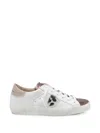 Philippe Model Prsx Glitter-panel Sneakers In White