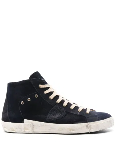Philippe Model Prsx Hi-top Sneakers In Blue