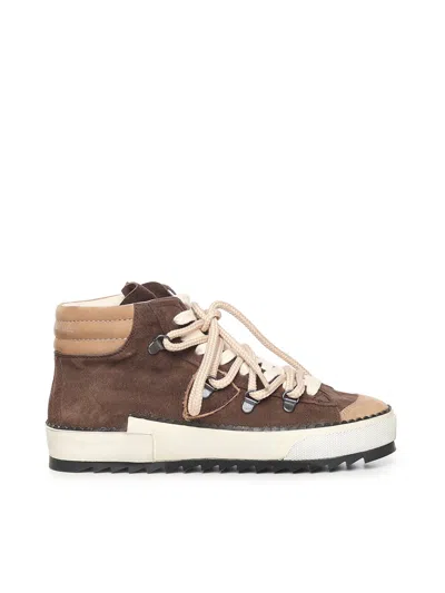 Philippe Model Prsx High Sneakers In Brown