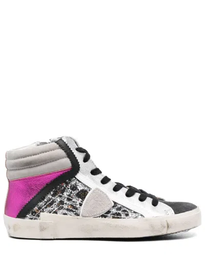 Philippe Model Prsx High-top Sneakers In Grey