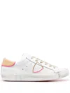 Philippe Model Prsx Leather Low-top Sneakers In White