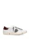 Philippe Model Prsx Low Top Man Sneakers Rubber Sole In Black