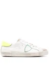 Philippe Model Prsx Leather Sneakers In White