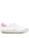 Philippe Model Prsx Leather Sneakers In White