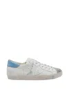 Philippe Model Paris White Leather Rubber Sneakers In Multi