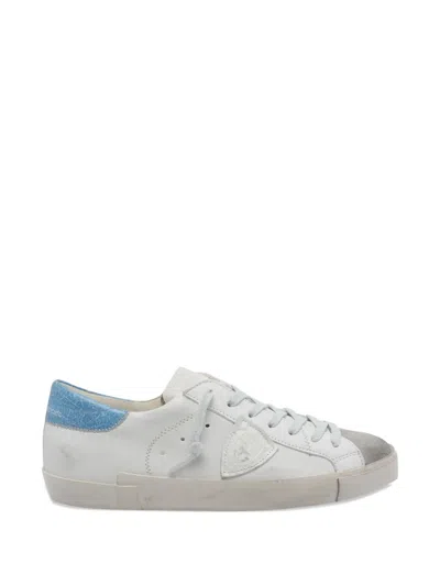 Philippe Model Prsx Leather Trainers In White