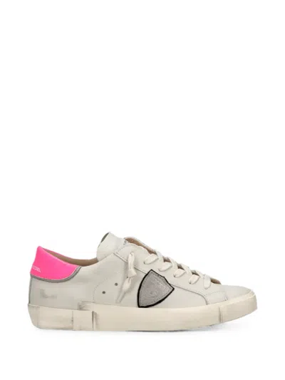 Philippe Model Prsx Low Logo-patch Sneakers In Multi