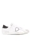 Philippe Model Distressed Effect Low-top Sneakers In Black