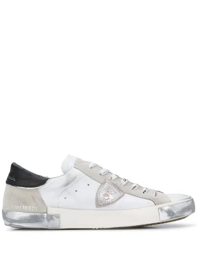 Philippe Model Prsx Low Man Sneakers Shoes In White