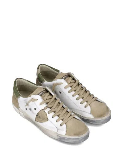Philippe Model Prsx Low Man Sneakers Shoes In White