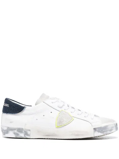 Philippe Model Prsx Low Man Sneakers Shoes In White