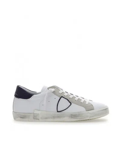 Philippe Model Prsx Low Man White/blue Sneakers