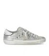 Philippe Model Prsx Low Metal Silver Sneaker In Multi