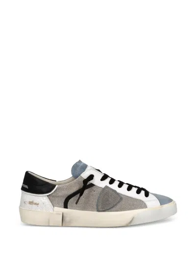 Philippe Model Prsx Low Panelled Sneakers In Multi