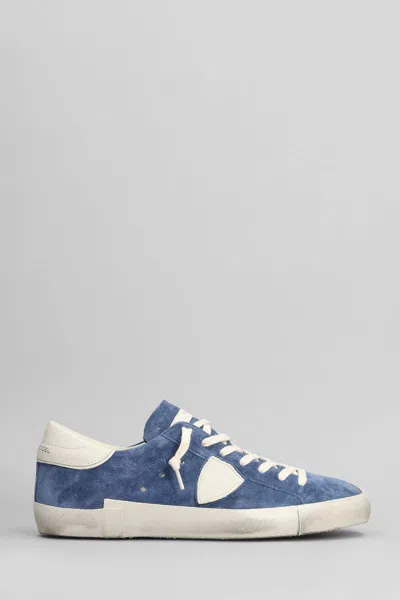 Philippe Model Prsx Low Sneakers In Blue