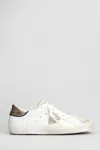 Philippe Model Distressed Leather Low-top Sneakers In White