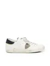 Philippe Model Paris Worn-look Low-top Sneakers In White