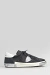Philippe Model Prsx Low Sneakers In Black