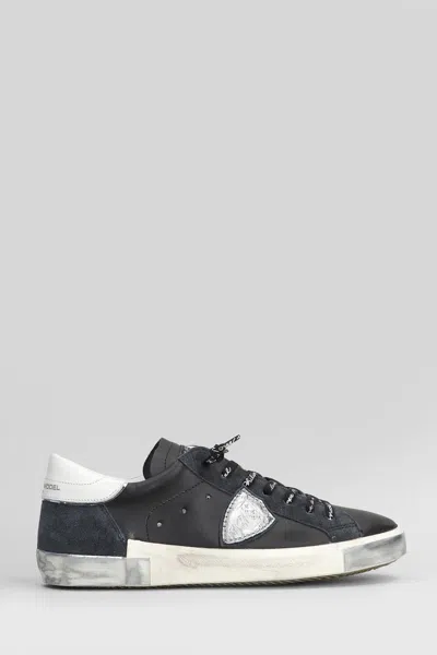 Philippe Model Prsx Low Sneakers In Black