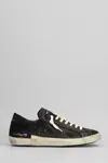 Philippe Model Sneakers Prsx Low Man Vintage Noir In Black