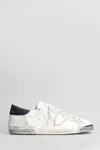 Philippe Model Distressed Effect Low-top Sneakers In White