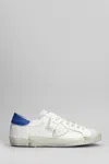 Philippe Model Sneaker Man  - Itx Low Man - Electric Blue In White