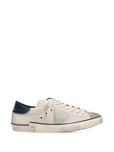 Philippe Model Prsx Low Sneakers In Neutral