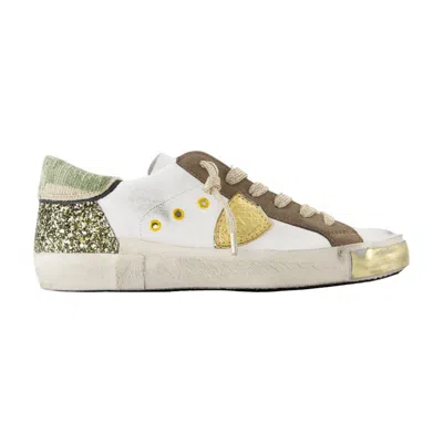 Philippe Model Prsx Low Sneakers In White