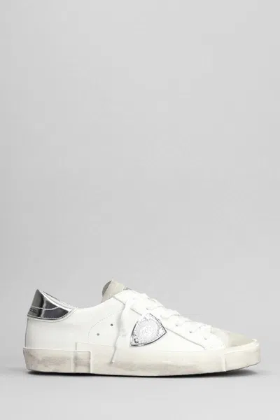 Philippe Model Prsx Low Sneakers In White