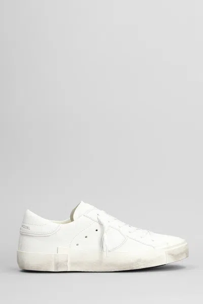 Philippe Model Prsx Low Sneakers In White