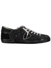 Philippe Model Low Top Sneakers Contrast Stitching In Black